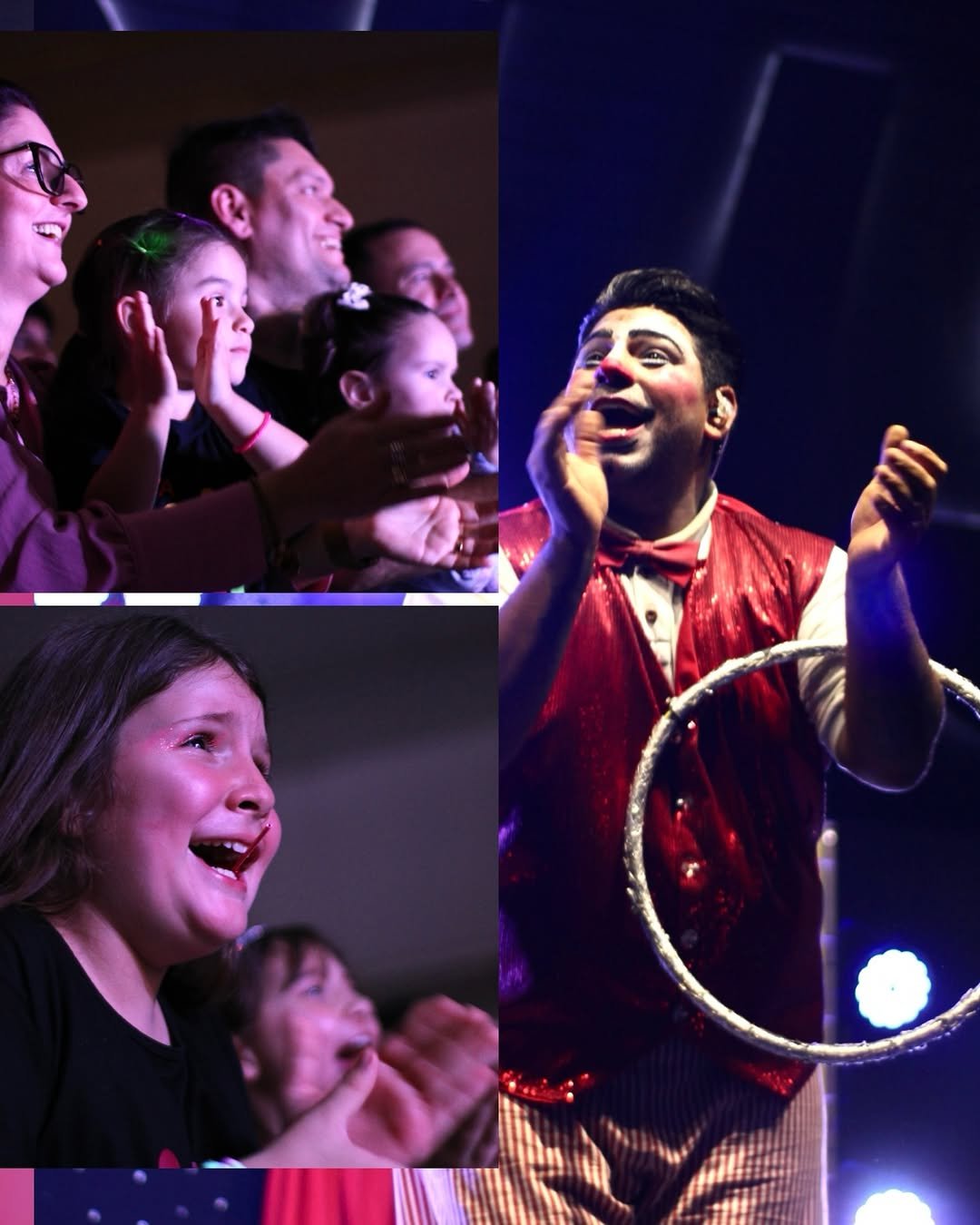 Público reagindo ao espetáculo